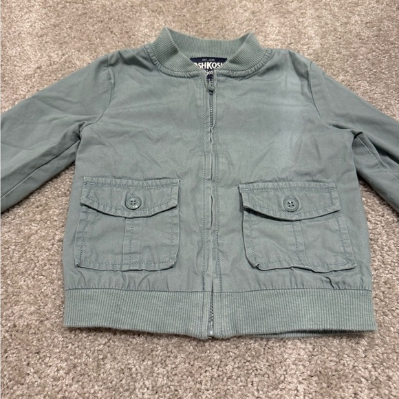 OshKosh B'gosh Other - Kids Light Green Gray Bomber Jacket